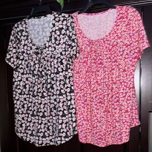 Two cute summer tops ~ XL